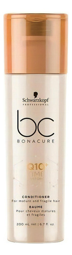 Acondicionador Bc Q10+ Time Restore 200ml De Schwarzkopf