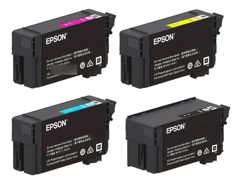 Cartuchos Epson T40w Negro 80ml + Colores 50ml T3170 Combo