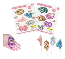 Comprar Set 2  Placas Molde Parpen Para Chocolate Números Globo