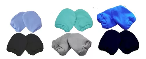 Conjunto gorro, guantes y manoplas bordado para el bebe