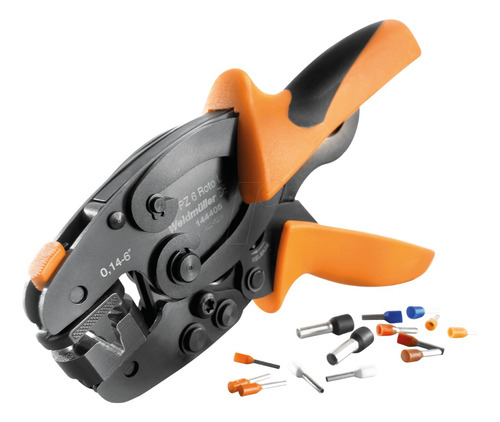 Pinza Ponchadora Weidmüller Pz6 Roto L Negro/naranja