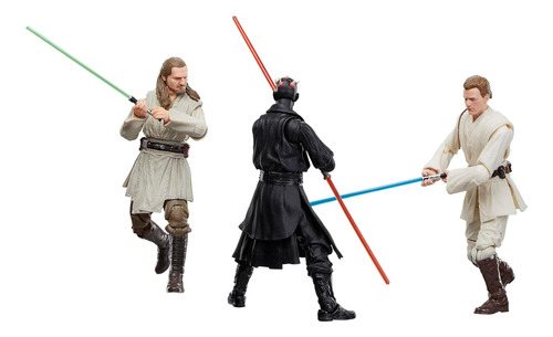 Star Wars The Black Series Qui-gon Jinn, Darth Maul, Obi-wan