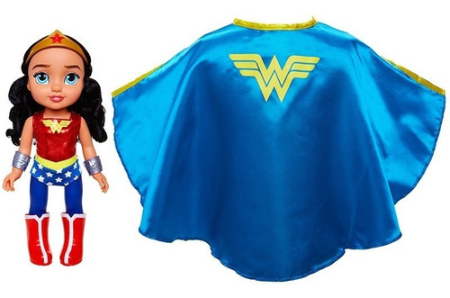 Muñeca Y Capa Para Vestir Wonder Woman Dc Para Niñas | Envío gratis