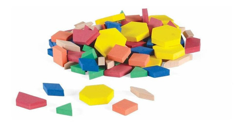 Hand2mind Manipulite Pattern Blocks Starter Set, Juego De 10