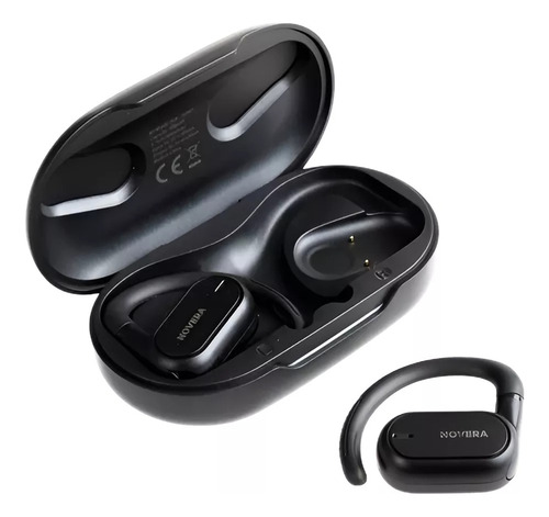 Auriculares Inalambrico Bluetooth Novera Sport A200 Running Color Negro