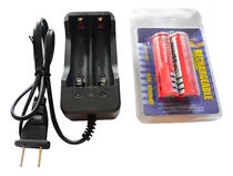 Comprar Combo Cargador Doble Ewtto  + 2 Baterías Recargables 18650