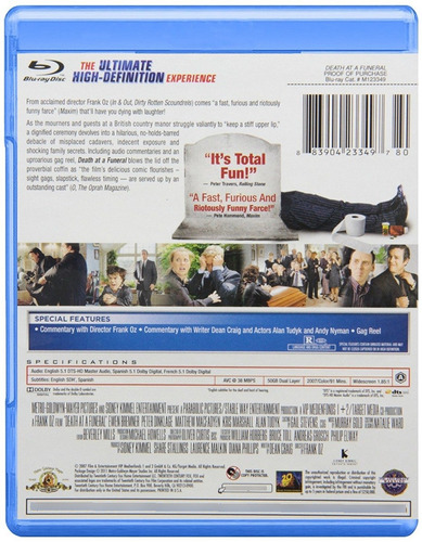 Blu-ray Death At A Funeral / Muerte En Un Funeral (2007)