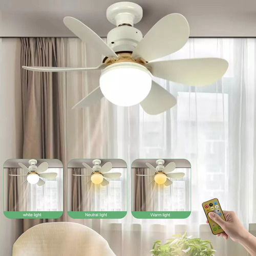 Lámpara De Ventilador De Techo Led De 40 Vatios Con Control