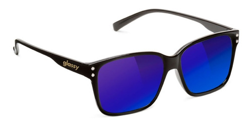 Óculos Glassy Pro Model:fritz Preto - Azul 