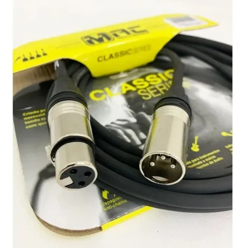 Cabo Para Microfone Xlr Macho X Xlr Femea Mac Cabos 4.57metr