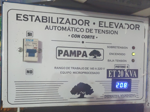 Estabilizador*elevador Pampa Et20kva 