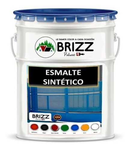 Esmalte Sintético Brizz Color Blanco Tineta 4 Galones