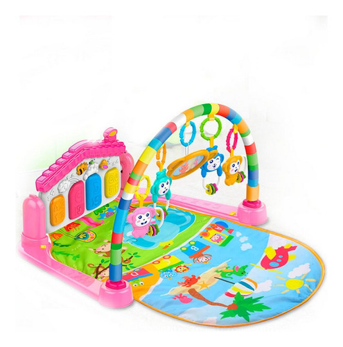 Gimnasio Piano Tapete Sonajero Musical Boogy Para Bebes Niña