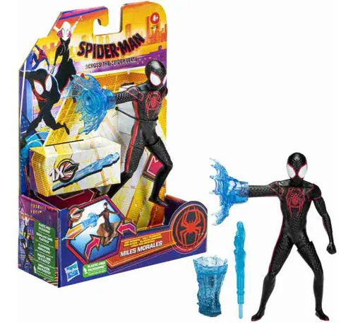 Mu eco Spiderman Miles Morales 16cm Lanza Telara a dardo