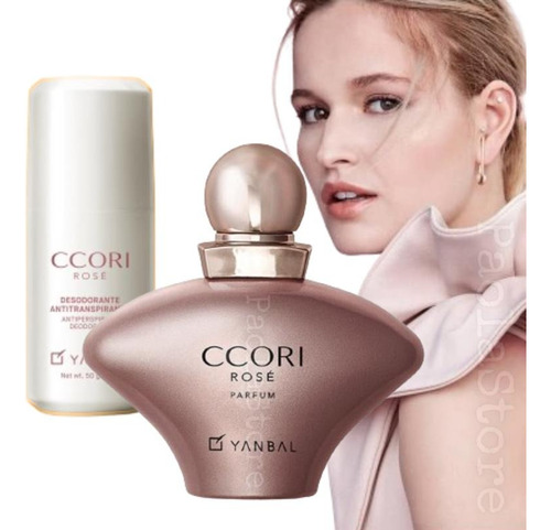 Ccori Rose Perfume Mujer, Roll On Set Regalos Yanbal