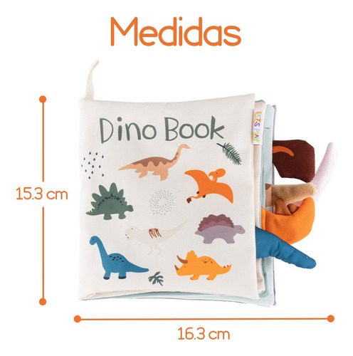 GLG Compatible Libro Sensorial De Dinosaurios For La