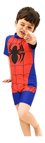 1 Traje De Baño Talla Eexg Para Niño Diseño Del Hombre Araña