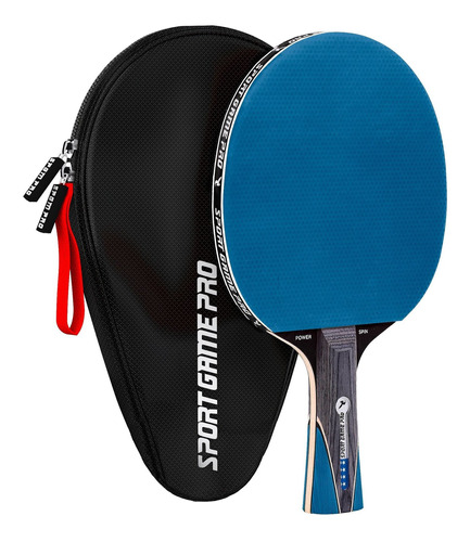 Ping Pong Paddle Giro Estuche Raqueta Profesional Tenis