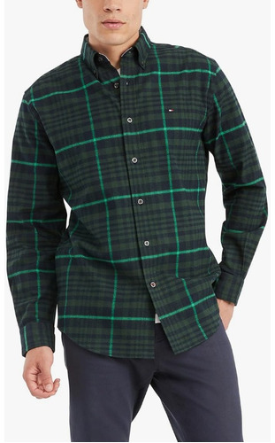 Camisa Tommy Hilfiger Casual Harrison Para Hombre