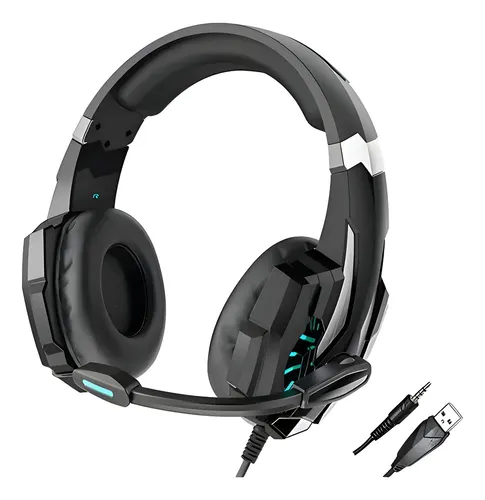 Headset Gamer Inova Preto com Microfone Cancelamento Ruído ENC Mu...