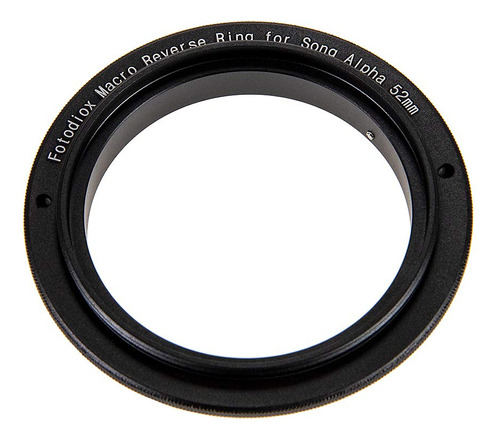 Fotodiox Ring  Rosca Filtro 52 Mm Macro Reverse Para Camara