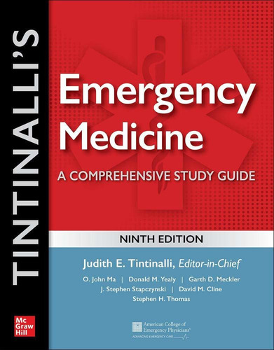 Libro Tintinalli's Emergency Medicine: A Comprehensive Stu