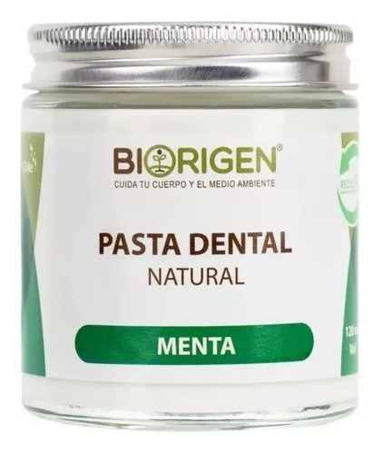 Pasta Dental Natural Biorigen Sabor Menta