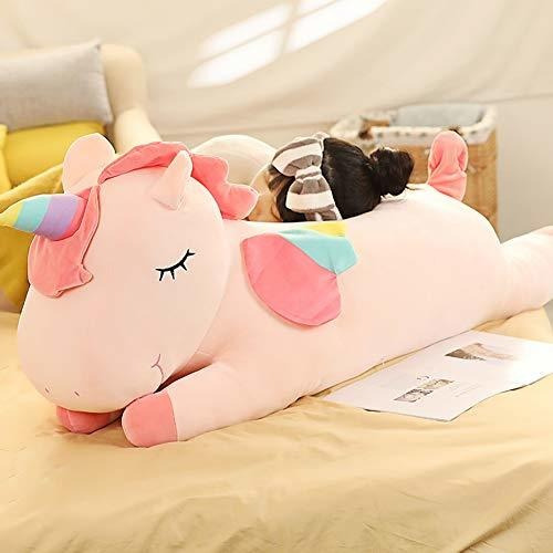 Unicornio Felpa Abrazando Almohada, Gran Unicornio Animal P