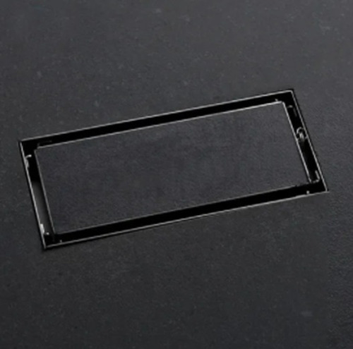 Imagen 2 de 2 de Drenaje Para Piso Rectangular Acero Inoxidable 8cmx28cm