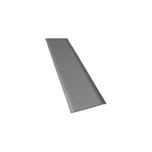 Varilla De Aluminio Plana Terminacion Plata X 2,70mts