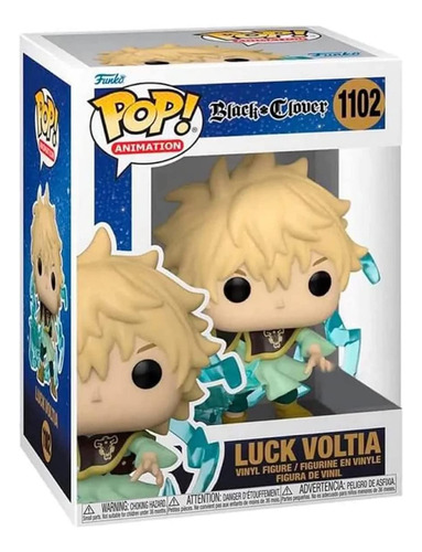 Funko Figura Pop Black Clover Luck Voltia (exclusivo De Anim