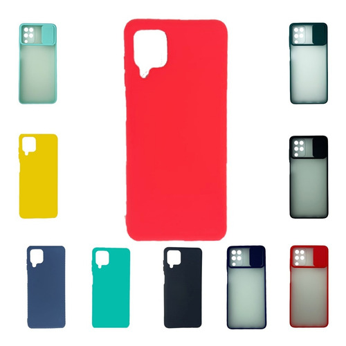 Silicona Case Funda Protector Samsung Galaxy A12 Carcasa