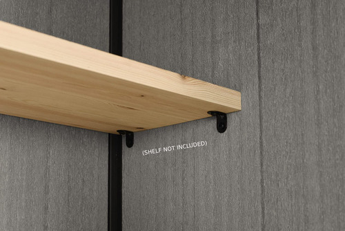 Cobertizo Almacenamiento Resina Exterior 1.4 X 0.8 M Gris