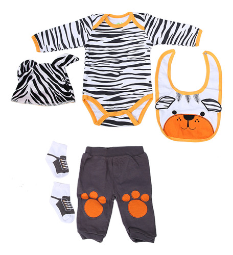 Bonito Conjunto De Ropa De Muñeca Para Bebés, Diseño De Oso