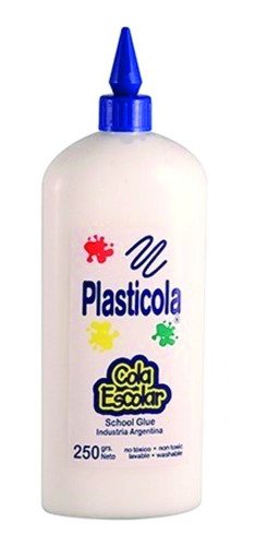Adhesivo Plasticola Cola Vinilica 250 Gr X1 U