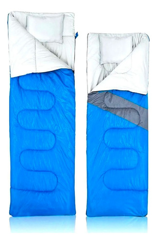 Saco De Dormir Kuple Casal Nautika +2 Isolantes Térmicos Eva
