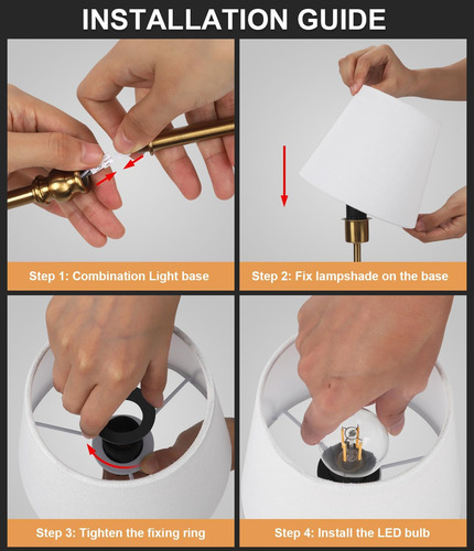 Lámpara De Mesa Inalámbrica Led Recargable, Funciona Con Bat