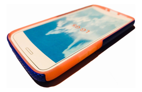 Funda Protector Case Para Celular Lg G5 Violeta Oscuro Geométrico