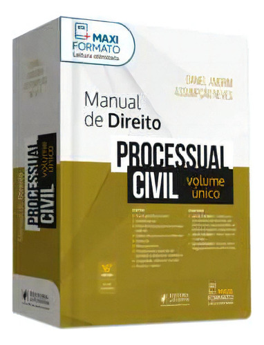 Manual De Direito Processual Civil - Volume Único (2024), De Neves Assumpção. Editorial Editora Juspodivm, Tapa Dura, Edición 16 En Português, 2024