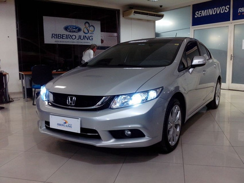 Honda Civic Lxr 2016 Prata Flex