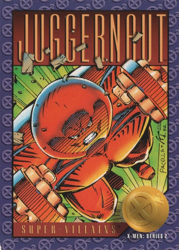 Estampa Tarjeta Marvel Xmen 1993 Series 2 Juggernaut # 66