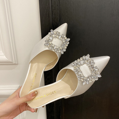 Zapatos Casuales De Tacón Alto Para Mujeres En Verano