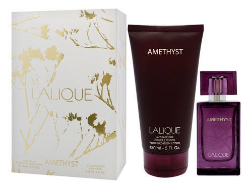 Set De Regalo Lalique Amethyst Perfume, 50 Ml, Eau De Parfum