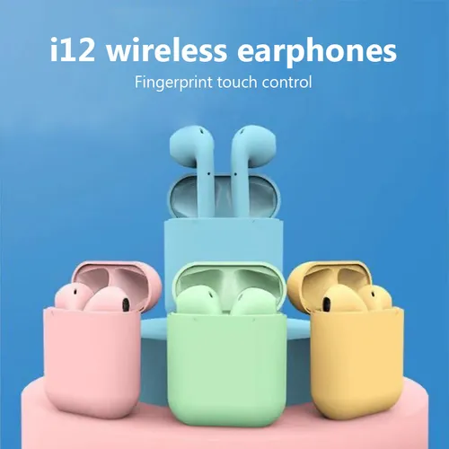 Auriculares Inalámbricos Bluetooth V5.3 I12 Tws, Cómodos Aur