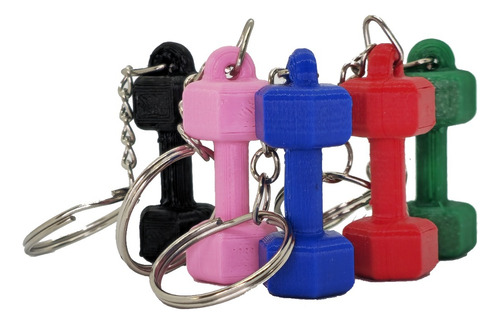 Llavero Mancuerna Gym Pack X 30 Souvenir Color