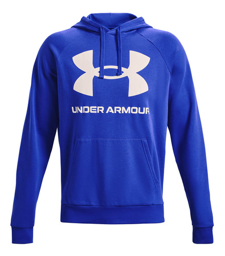 Polerón Hombre Rival Fleece Bi L Hd Azul Under Armour