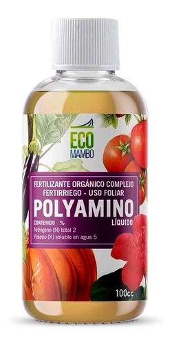 Ecomambo Polyamino Bioestimulante Organico Fertirriego Grow