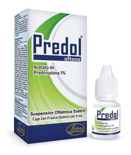 Predol® Ofteno 5ml (prednisolona) | Suspensión Oftálmica
