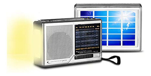 Technical Pro Solar Powered Am / Fm / Sw Radio Altavoz Portá