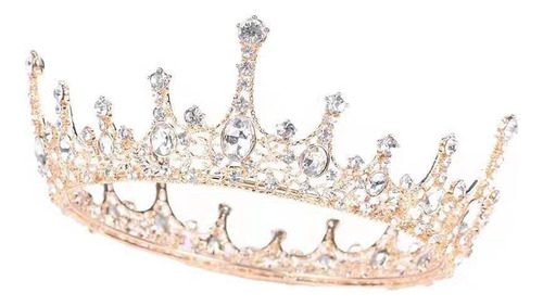 Corona Reina Diademas Moda Tiara Boda Tocado Novia Princesa